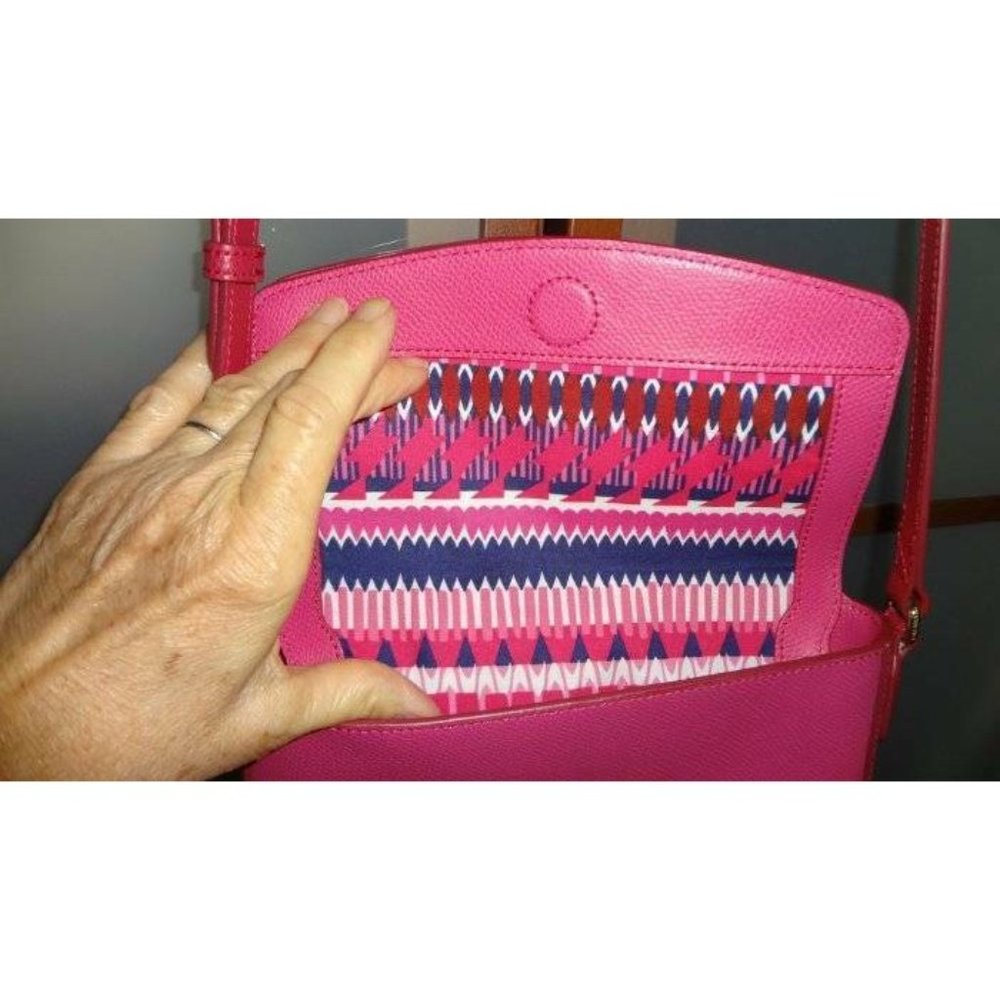 SOLD Vera Bradley Twice as Nice Crossbody Leather Bag - Picture 9 of 12